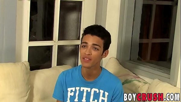 Charming young man pulls on his big dick 