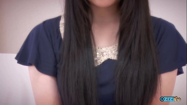 A brunette participant in an audition engages in a passionate 3some during which her tight asian genitalia is vigorously penetrated after the interview