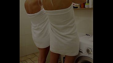 Nonton While She Showers, Her Best Friend Is Left Alone &mdash; A Hungry Man Makes His Move thumbnail