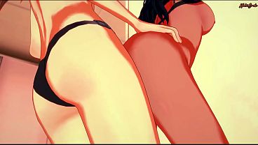 Play MP4 - Maki Gamou strapon fucking Nagatoro in the girl's bathroom - Don't Toy With Me&comma; Miss Nagatoro Hentai&period;