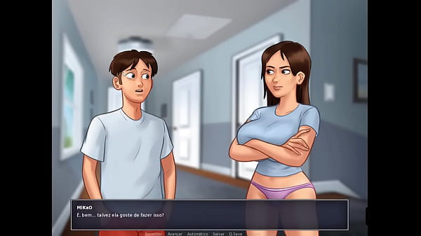 Summertime Saga ep 1 - Come?ando o jogo, conhecendo a historia e personagens