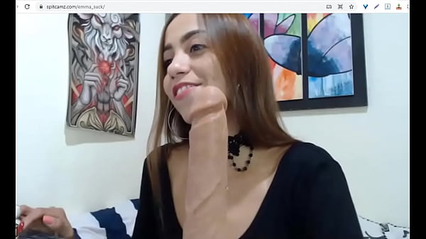 slobbering_and spitting all_over your cock