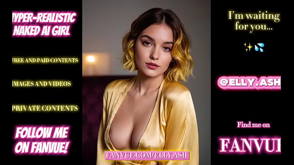 Ragazza sexy generata dall'intelligenza artificiale nuda e prosperosa