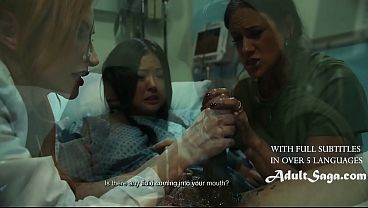 Lulu chu grows a weird alien dick and her stepmom and doctor ride it