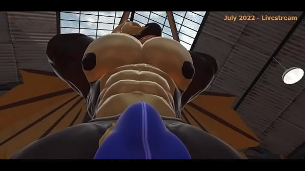 Muscular_dragon bulge tease