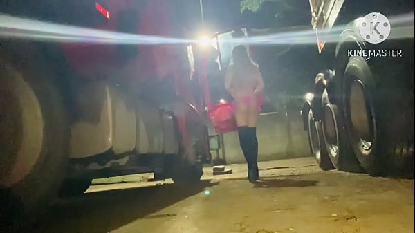 Trucker Fucking Slut Ass At Gas Station thumbnail