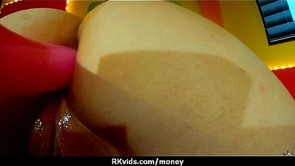 Tight teen fucks a man in front of the camera for cash 30 