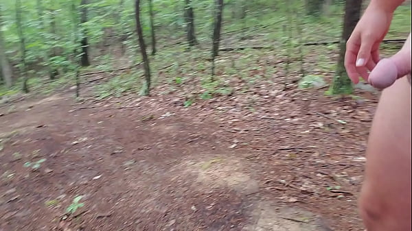Play MP4 - Hiking nude with cockring