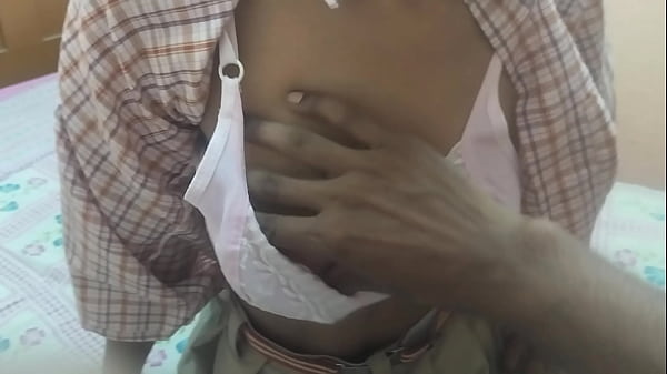 Teasing his_hot young nativegirlfriends in_school pressed the cheeks and his fuck