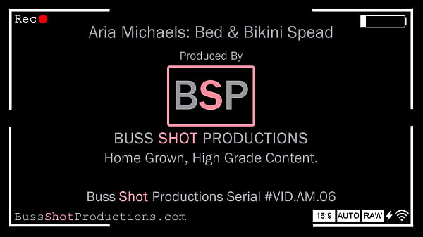 Nonton Am.06 Aria Michaels Bed & Bikini Spread Bussshotproductions.com Preview thumbnail