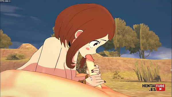 My Hero Academia Hentai - Uraraka Ridding Bakugo's Dick And Handjob thumbnail