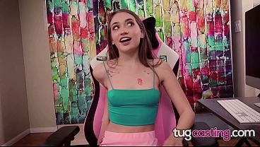 Tugcasting the cock stroking audition that got sera ryder hired