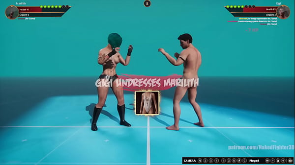 Gigi VS Marilith NakedFighter3D