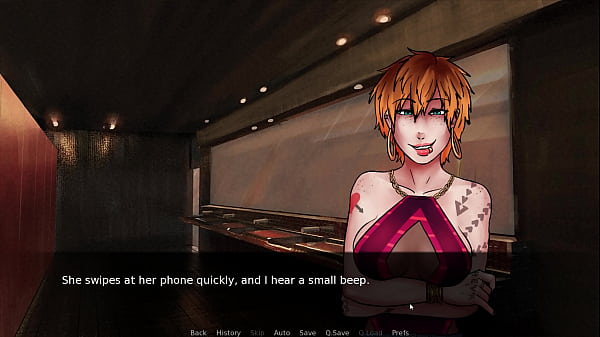 FutaDom World - Public fornication while drinking on the bar (2) 