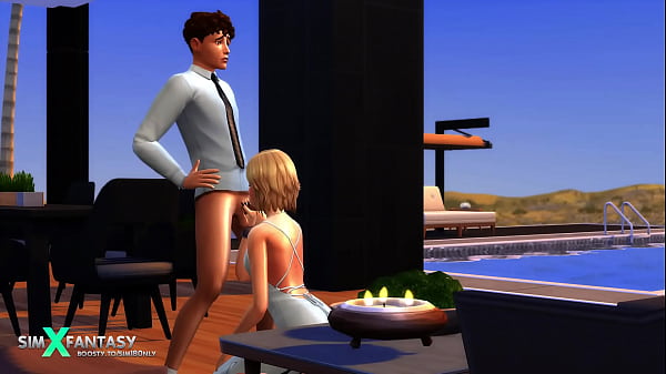 Play MP4 - A young girl is fucked by the pool - Sims Animation