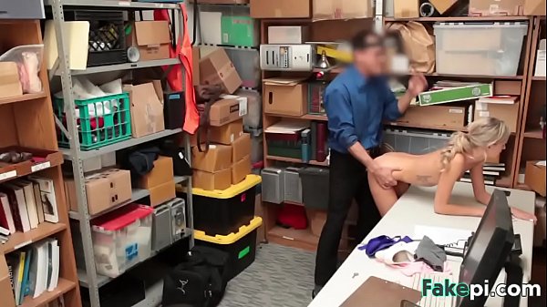 Watch big cocksliding into tight trimmed_pussy and stretching it on desk