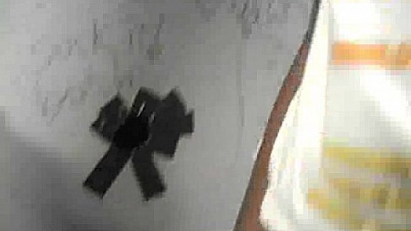 Ebony teen shows off her blowjob skills at gloryhole 25 