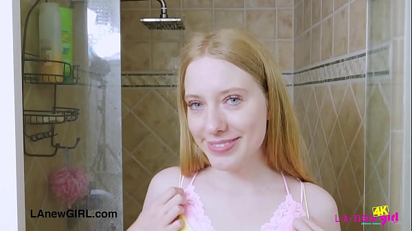 Golden Haired_Goddess_took a shower