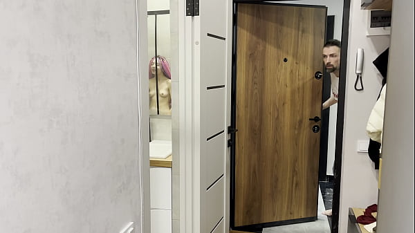 Nonton My Step Sis Opens The Shower Door For Me To Get A Blowjob thumbnail