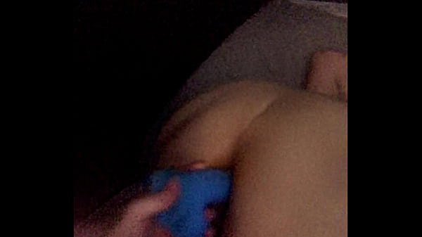 Shoving big blue dick in that tight ass 