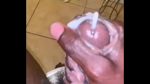 Huge BBC slowmotion Cumshot