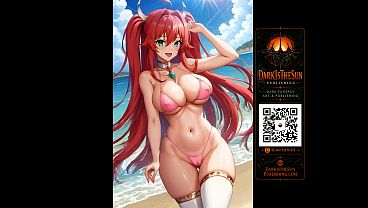 Ai Anime Bikini Girls &ndash; Summer Beach Vibes | Nsfw Fanservice Big Tits - Order Physical Prints thumbnail