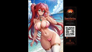 Nonton Ai Anime Bikini Girls &ndash; Summer Beach Vibes | Nsfw Fanservice Big Tits - Order Physical Prints thumbnail