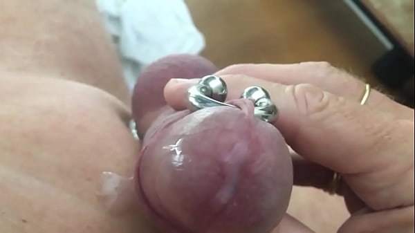 playing_with my_cumcovered cock