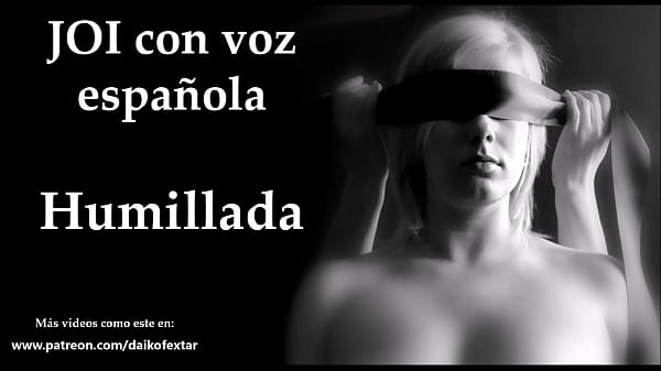 Voz española, JOI humillada en_un gangbang.
