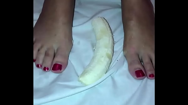 Rubbing up a nice long piece of fruit