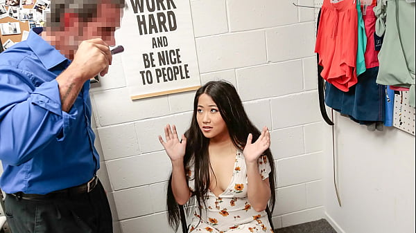 Officer Finds out_The Teen Has Been Using_an Hairbrush to_Pleasure Herself Pervcop