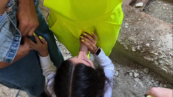 Three workers persuade a fragile inspector to fuck katty west service disdiger falcon al and kit belove 