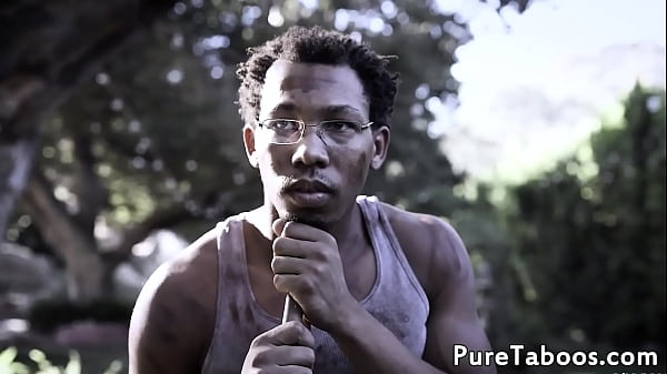 Gardener feeds babe cock in mistaken_identity