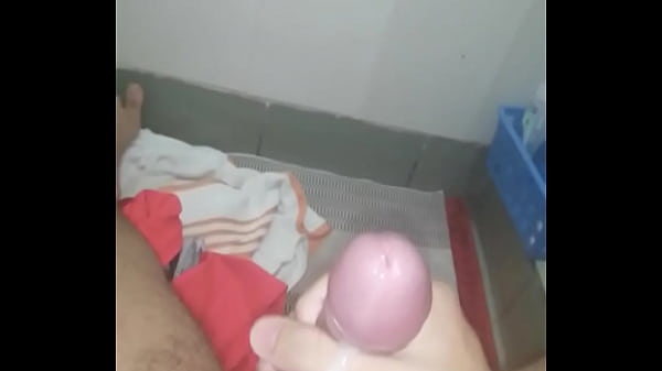 Masturbation in the bathroom 