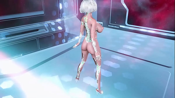 Mature cybernetic doll seduces you to test an improved breeding program