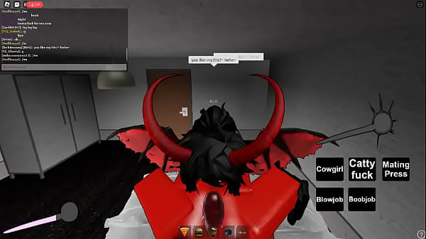 Chica demon trans folla a chica demon