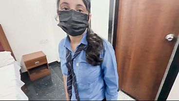 Nonton Desi Teen With School Girl In Oyo Hardcore Sex Hindi Audio thumbnail