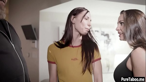 Naive teen tricked into threesome sex by a perv_couple