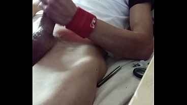 Jerking boy bad angle