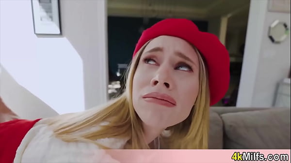 Taboo threesome with horny stepmother 