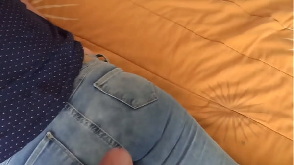 Two big cumshots in my ass i love pulling up my jeans so stepson can fill me with semen