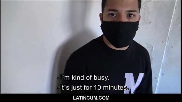 LatinCum.com - Cute Young Latino Twink Delivery Boy Sex With Stranger For Extra Tip POV 