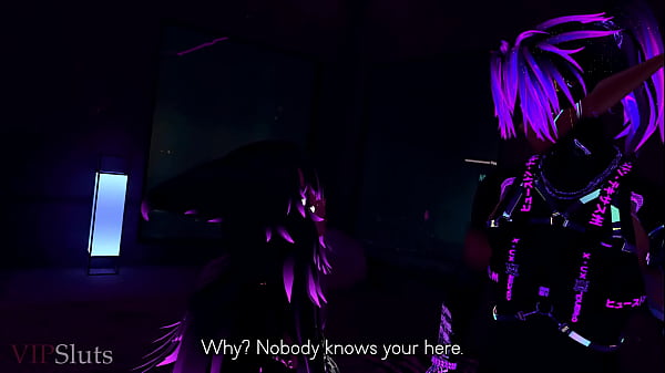 Vipsluts cyberpunk psycho baddie rides and sucks stud