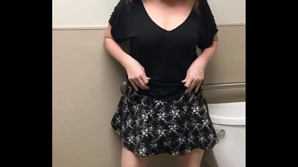 Brunette milf pissing & teasing you with sexy butt 