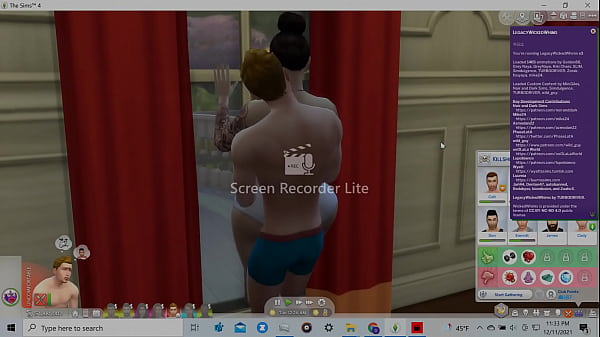 Assjob from wide hip thick thighs girl teasing a persistent fanboy