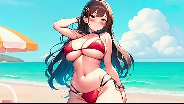 Saber De Fate Y Sus Amigas Te Pajean En El Mar. Rol Joi - Voz Espa&ntilde;ola. thumbnail