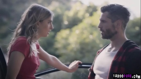 Kristen's bushy pussy licked_and fucked by a stranger outdoor