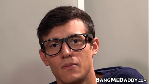 Anal slut twink barebacked by two daddies before cumming