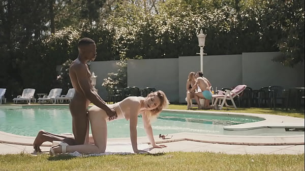 Mr.longwood Playing With 2 Blond Girls With Tiny Tits And Stretching Out One Of Them With His Huge Bbc thumbnail