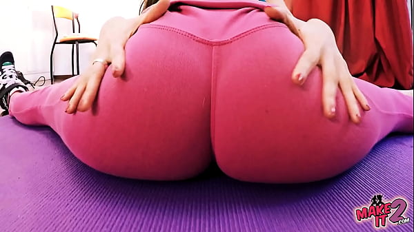 Play MP4 - Huge Ass Blonde Teen Doing Hot Yoga With Her Round Ass GF&period;